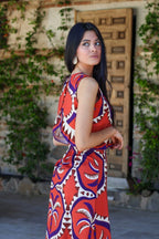 Conjunto estampado terracota| Cigarral - MOITTE