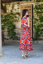 Conjunto estampado terracota| Cigarral - MOITTE