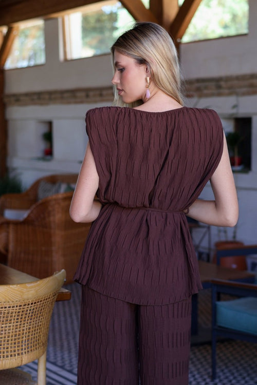 Conjunto marrón | Marta - MOITTE