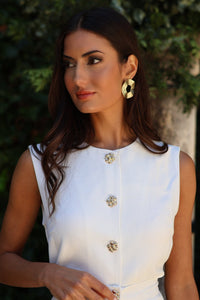 Conjunto midi blanco| Lady - Moitte invitada