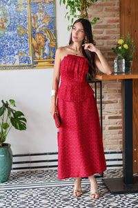 Conjunto midi burdeos| Lucia - Moitte invitada