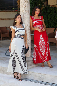 Conjunto midi rojo| Lisandra - Moitte invitada