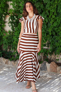 Conjunto multicolor marron| Cuba - Moitte invitada