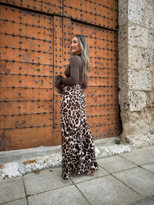 Falda Midi| Animal Print - Moitte invitada