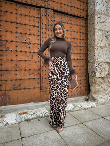 Falda Midi| Animal Print - Moitte invitada