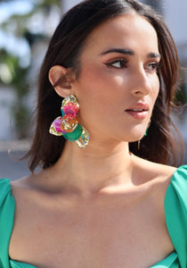Pendientes multicolor| Rania - Moitte invitada