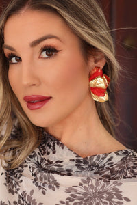 Pendientes rojos| Aixa - Moitte invitada