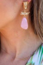 Pendientes Rosa| Lirio - MOITTE