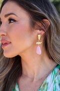 Pendientes Rosa| Lirio - MOITTE