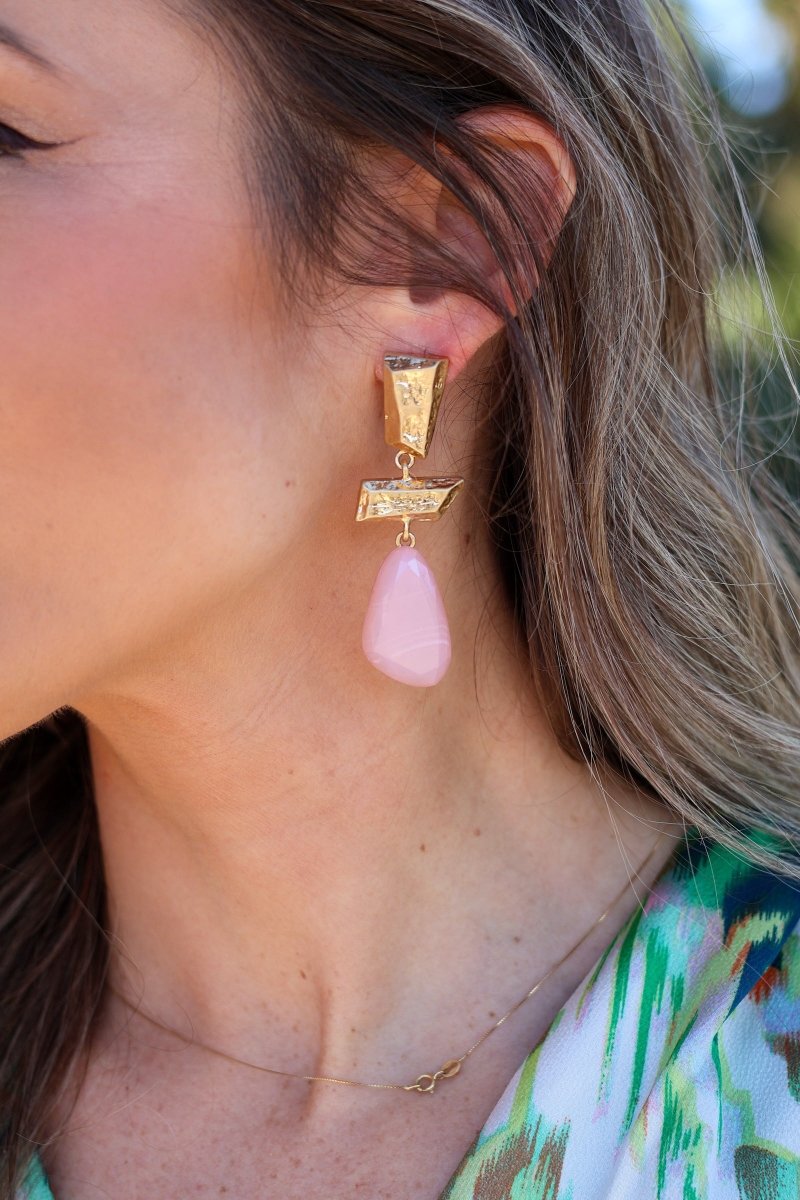 Pendientes Rosa| Lirio - MOITTE