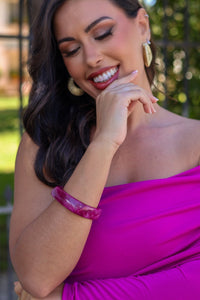 Pulsera rígida| Buganvilla - Moitte invitada