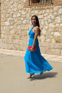 Vestido azul| Calima - Moitte invitada