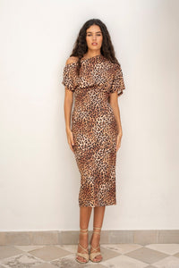 Vestido estampado |Animal Print - Moitte invitada