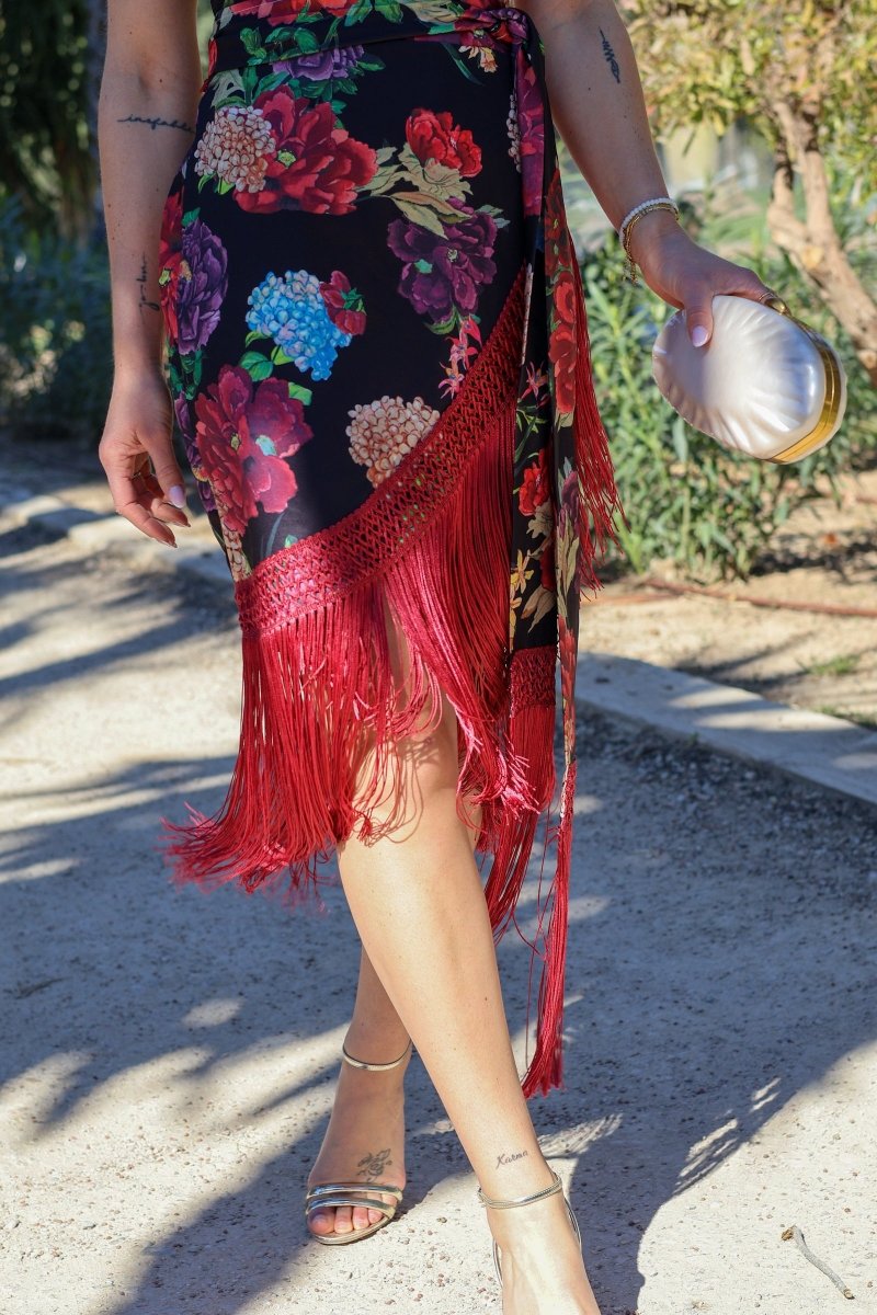 Vestido estampado floral| Candela - MOITTE