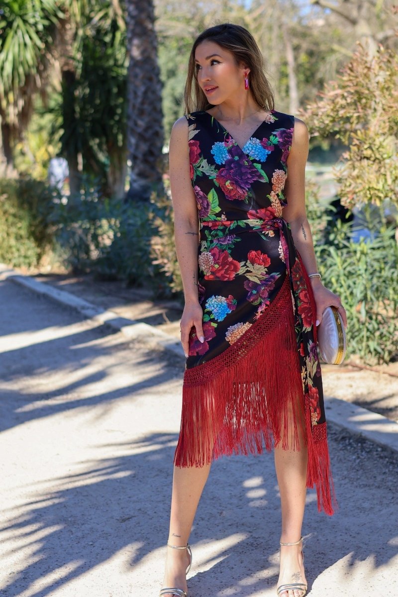 Vestido estampado floral| Candela - MOITTE