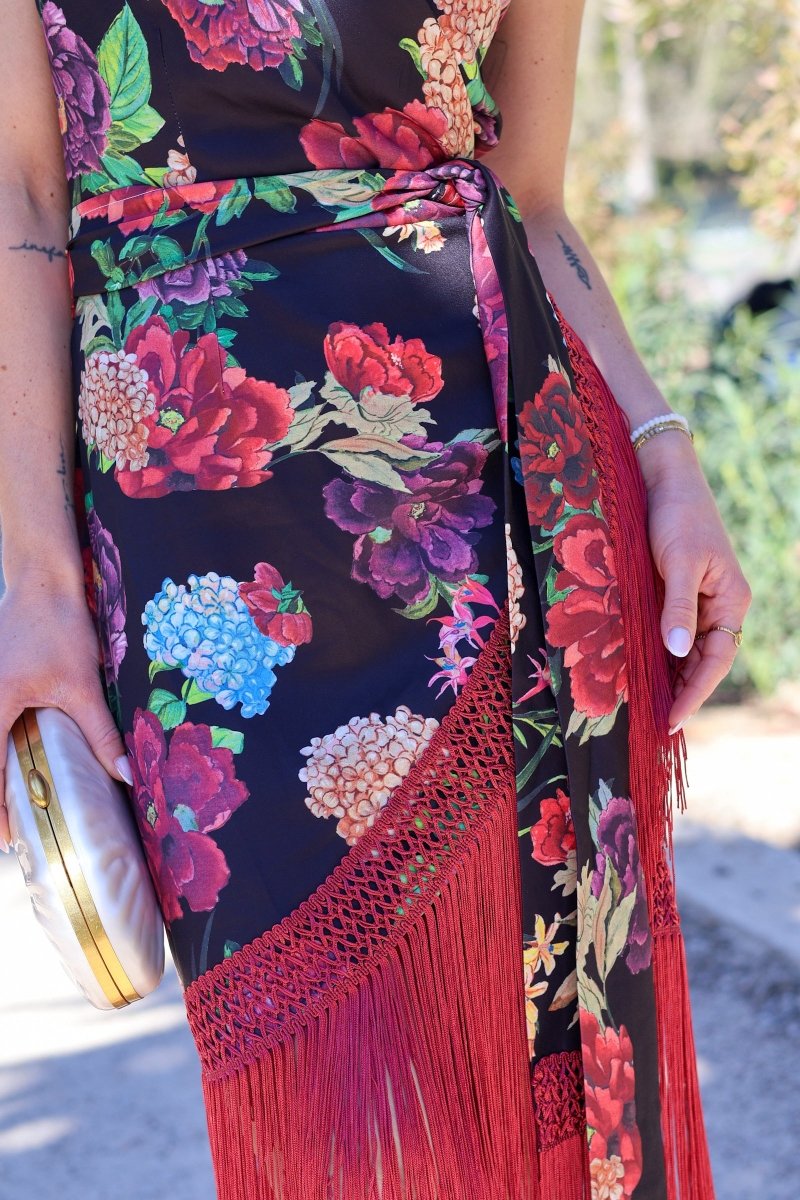 Vestido estampado floral| Candela - MOITTE