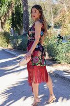 Vestido estampado floral| Candela - MOITTE
