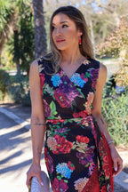 Vestido estampado floral| Candela - MOITTE