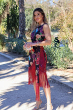 Vestido estampado floral| Candela - MOITTE