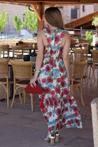 Vestido estampado floral | Daca - Moitte invitada
