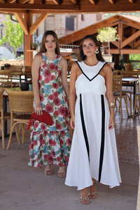 Vestido estampado floral | Daca - Moitte invitada