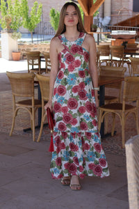 Vestido estampado floral | Daca - Moitte invitada