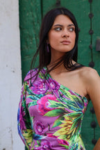Vestido estampado floral| Estrella - MOITTE