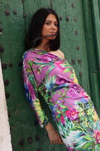 Vestido estampado floral| Estrella - MOITTE