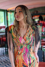 Vestido estampado floral| Jungla - MOITTE