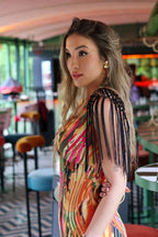 Vestido estampado floral| Jungla - MOITTE