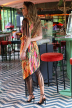 Vestido estampado floral| Jungla - MOITTE