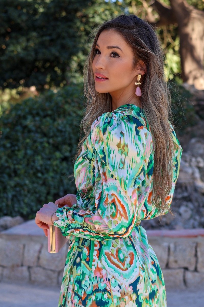 Vestido estampado floral| Valentina - MOITTE