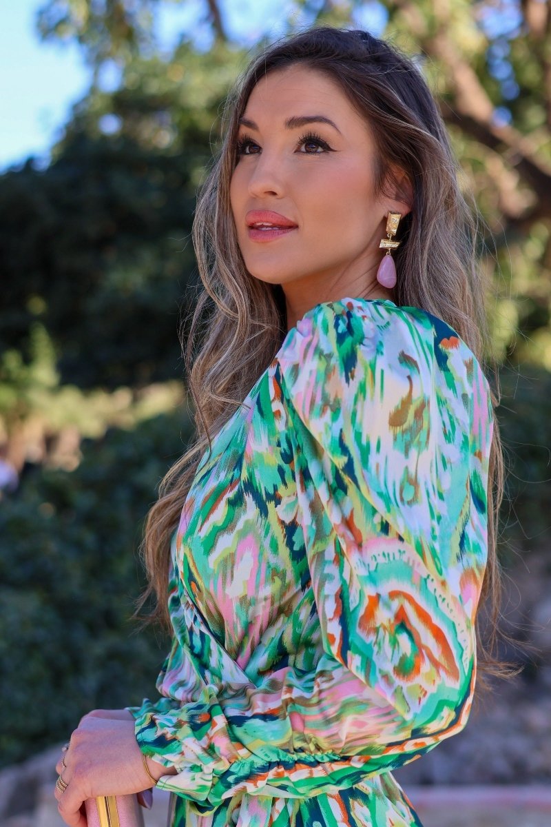 Vestido estampado floral| Valentina - MOITTE