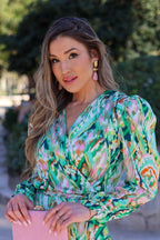 Vestido estampado floral| Valentina - MOITTE