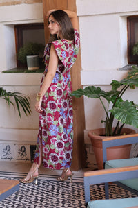 Vestido estampado| Lisboa - Moitte invitada
