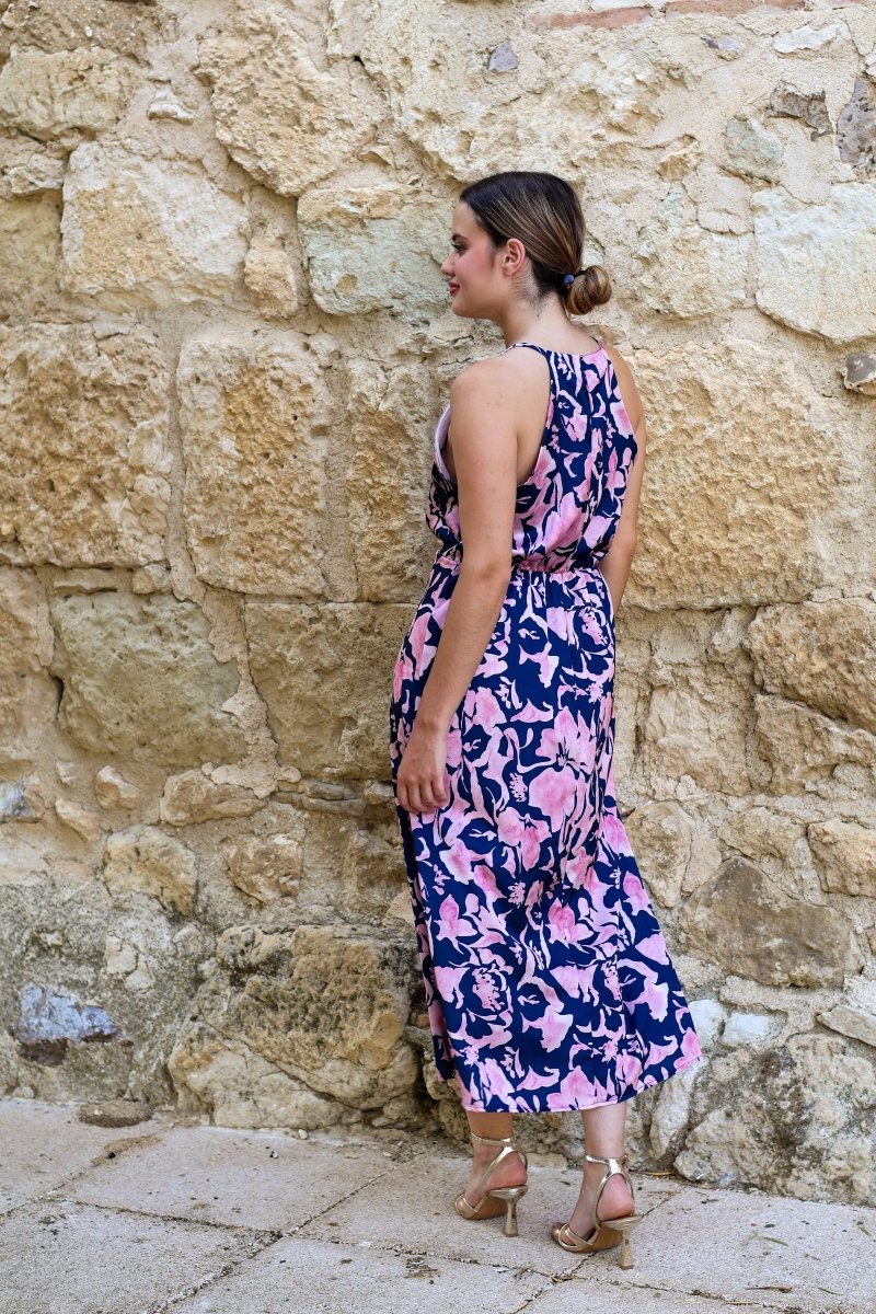 Vestido estampado marino| Lucena - MOITTE