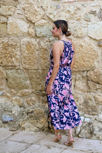 Vestido estampado marino| Lucena - MOITTE