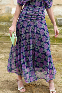 Vestido estampado marino| Silene - Moitte invitada