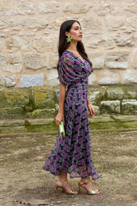 Vestido estampado marino| Silene - Moitte invitada