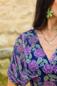 Vestido estampado marino| Silene - Moitte invitada