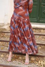 Vestido Estampado marrón | Paulo - MOITTE
