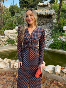 Vestido Estampado midi| Agara - Moitte invitada