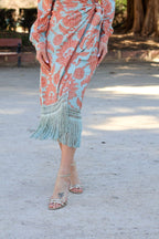 Vestido estampado midi| Aroma - MOITTE