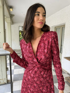 Vestido Estampado midi| Caroline - Moitte invitada