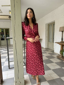 Vestido Estampado midi| Caroline - Moitte invitada