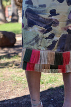 Vestido estampado midi| Duela - MOITTE