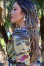 Vestido estampado midi| Duela - MOITTE