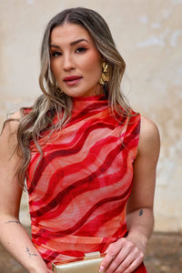 Vestido Estampado midi| Lilliam - Moitte invitada