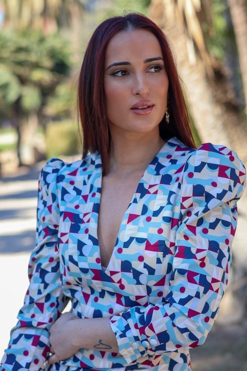 Vestido estampado| Selena - MOITTE