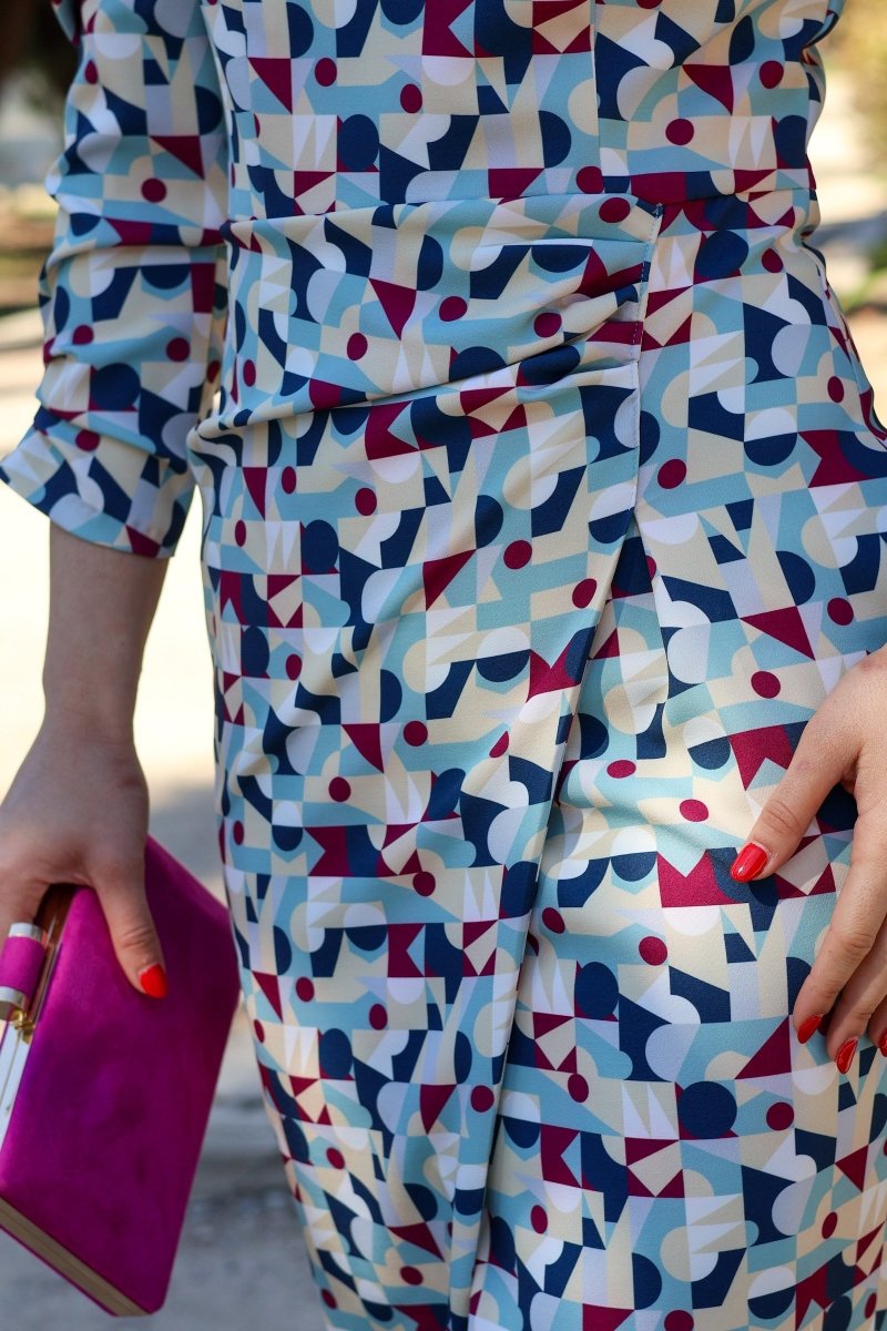 Vestido estampado| Selena - MOITTE